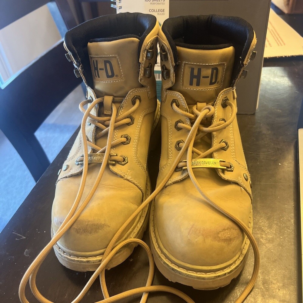 Harley Davidson Keating Boots Size 7M - D93379